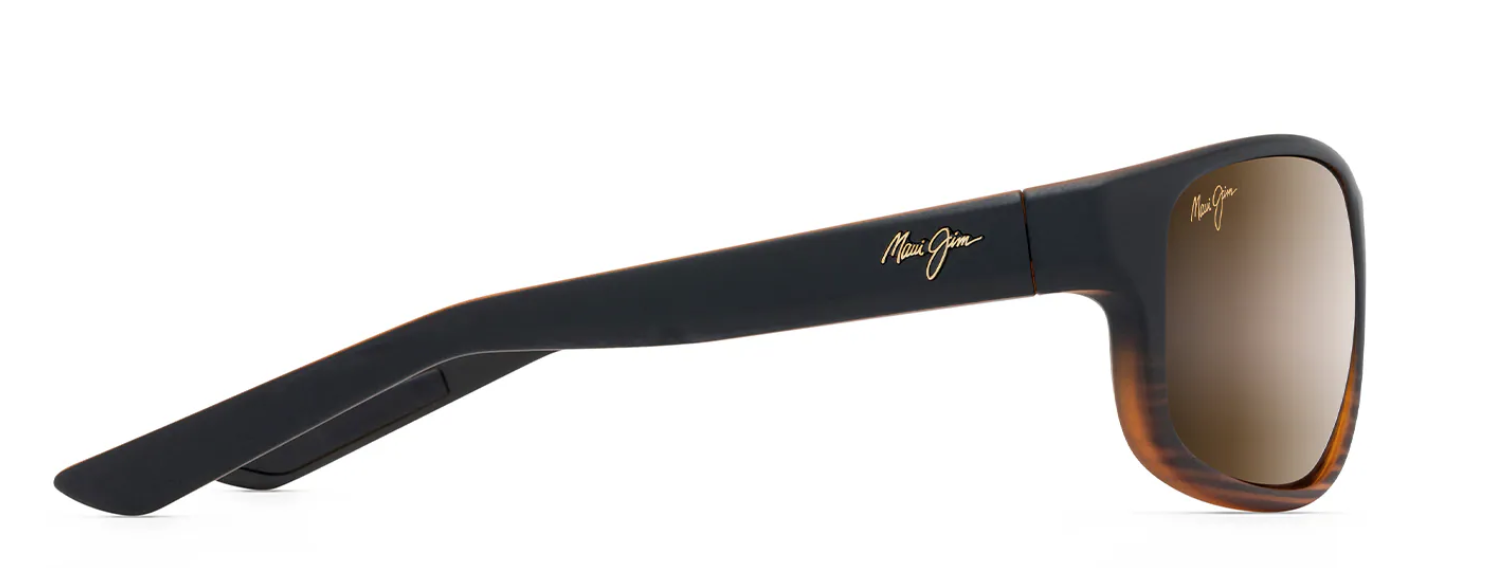 Maui Jim Kaiwi Channel Stripe Dark Brown