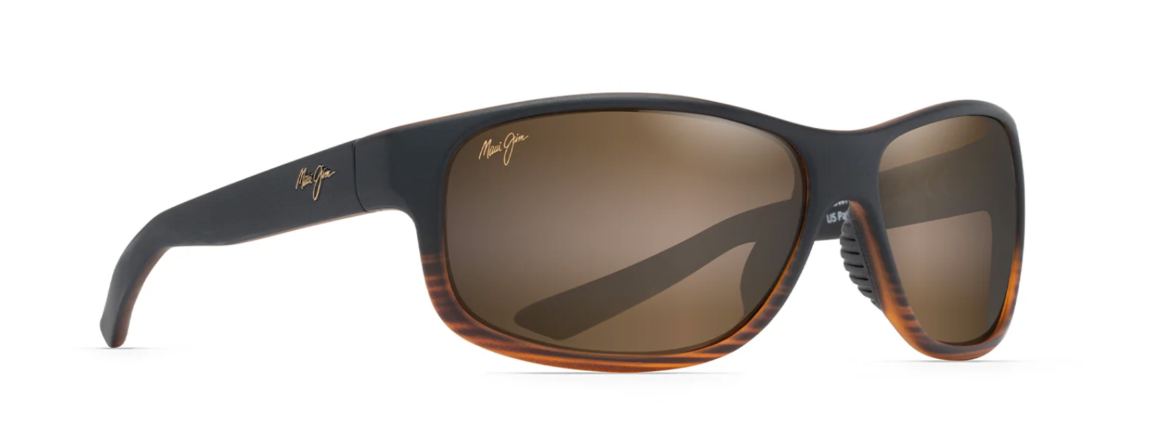Maui Jim Kaiwi Channel Stripe Dark Brown