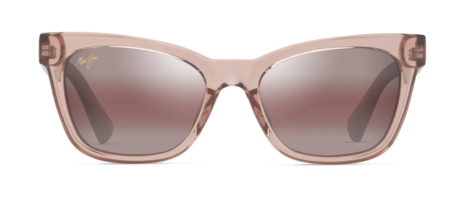 Maui Jim Hiwahiwa Shiny Transparent Antique Pink