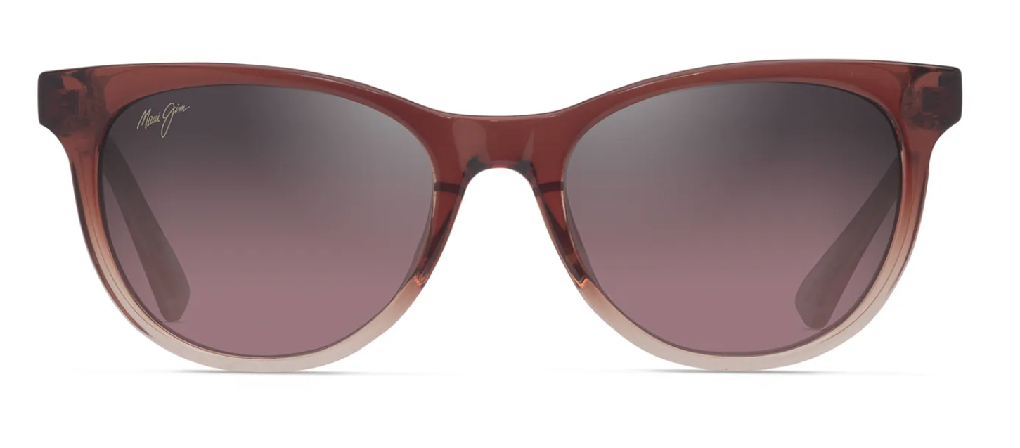 Maui Jim Lonomea Shiny Trans Red to Light Pink