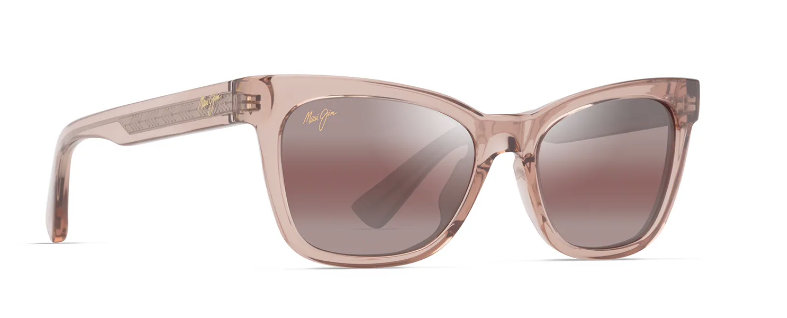 Maui Jim Hiwahiwa Shiny Transparent Antique Pink