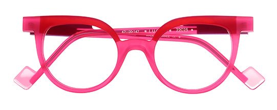 Anne et Valentin Lucky Eyeglass Frames Pink Poppy Handmade in France Anne et Valentin Eyewear - Lucky 22C27 | Eye Candy Optical main image 2