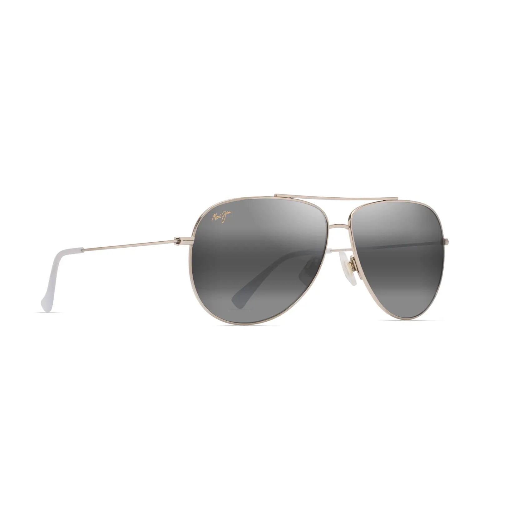 Maui Jim Hau'oli XL Shiny Light Gold with Crystal