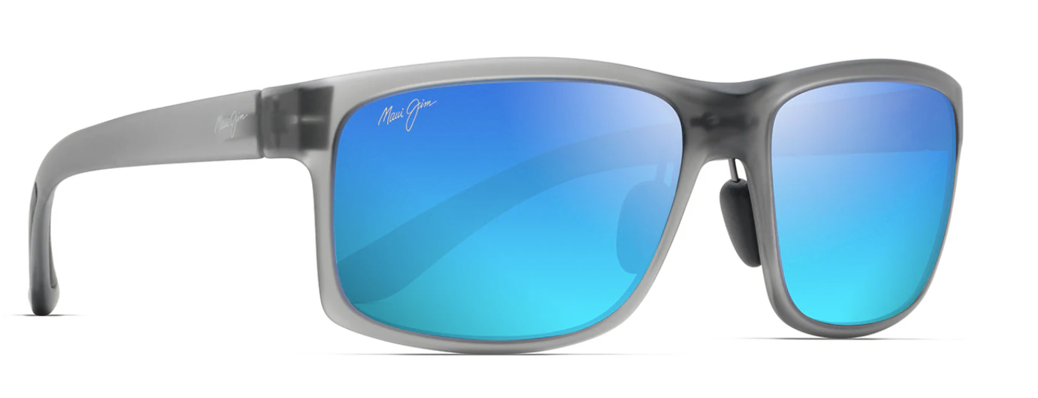 Maui Jim Pokowai Arch Translucent Matte Grey Blue Hawaii