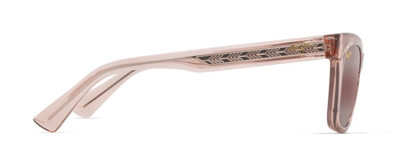 Maui Jim Hiwahiwa Shiny Transparent Antique Pink