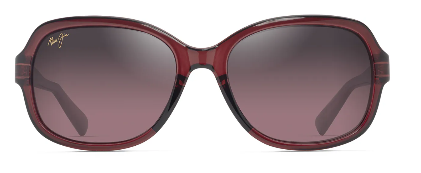 Maui Jim Hiluhilu Shiny Transparent Burgundy
