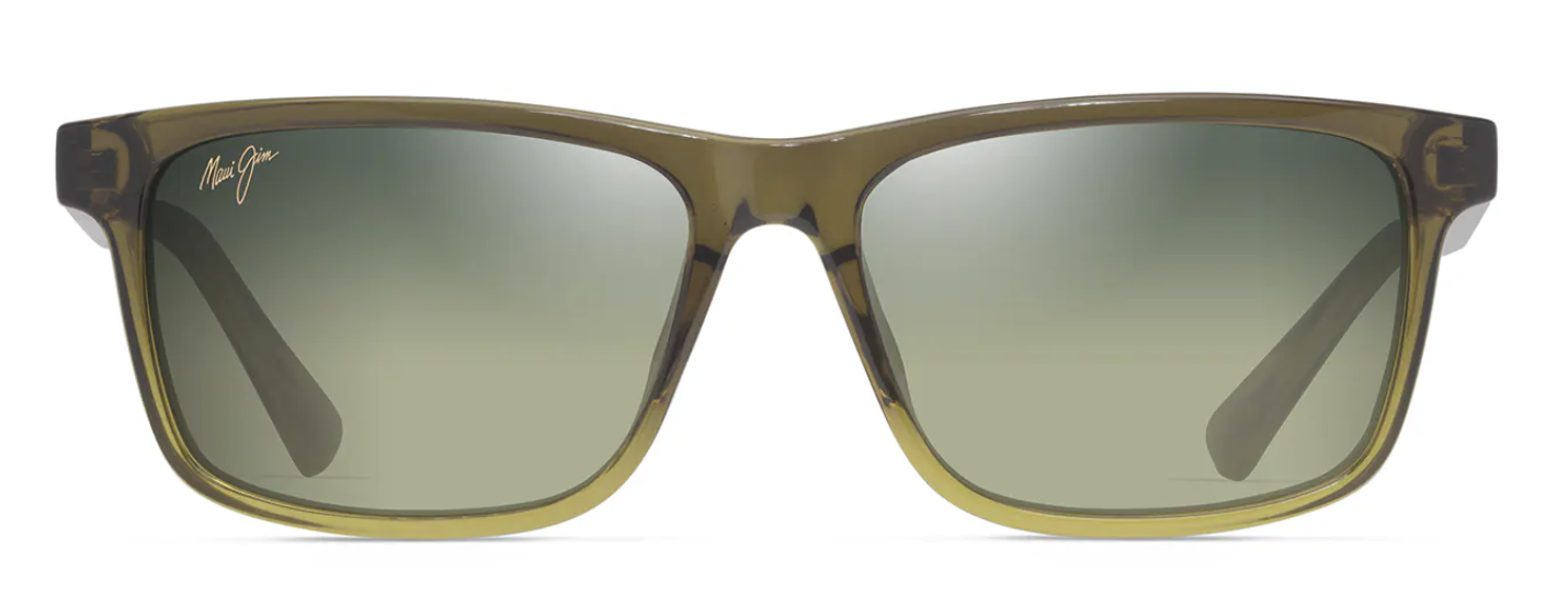 Maui Jim Okina Shiny Trans Mil Green to Yellow
