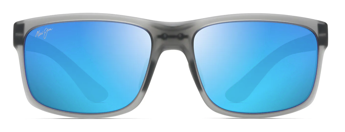 Maui Jim Pokowai Arch Translucent Matte Grey Blue Hawaii