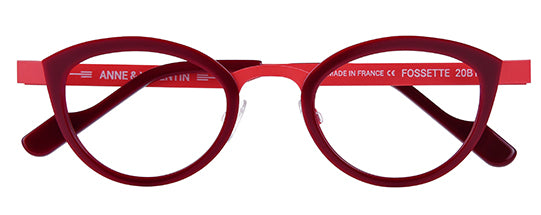 Anne et Valentin FOSSETTE Red & Burgundy