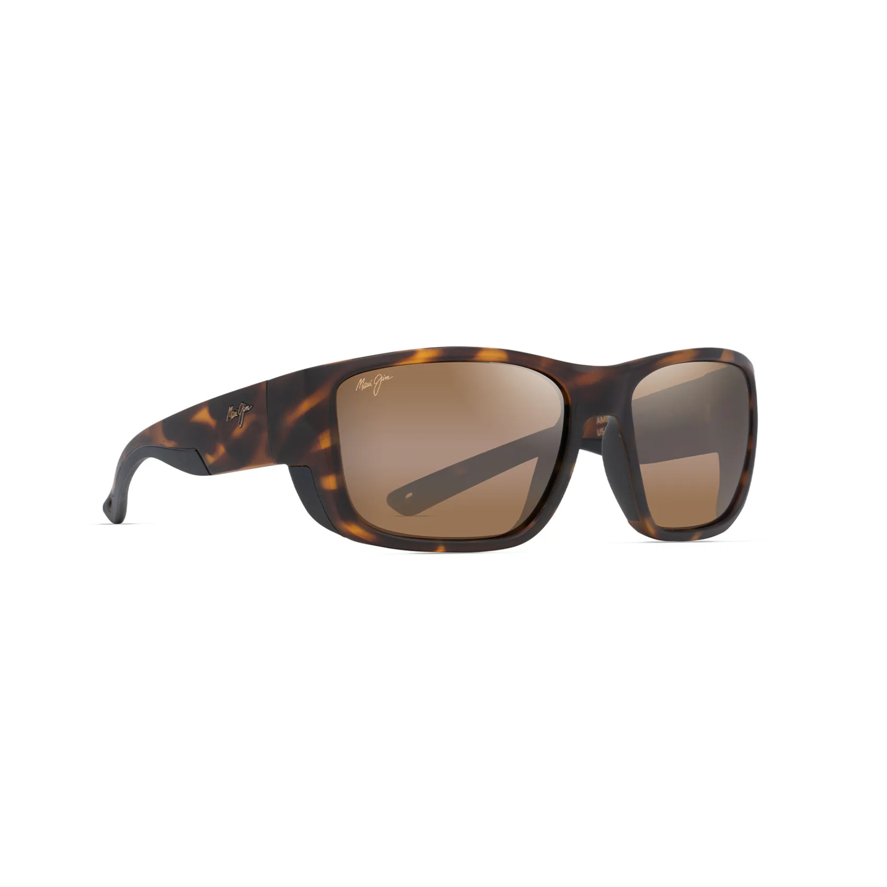 Maui Jim Amberjack Matte Tortoise with Black