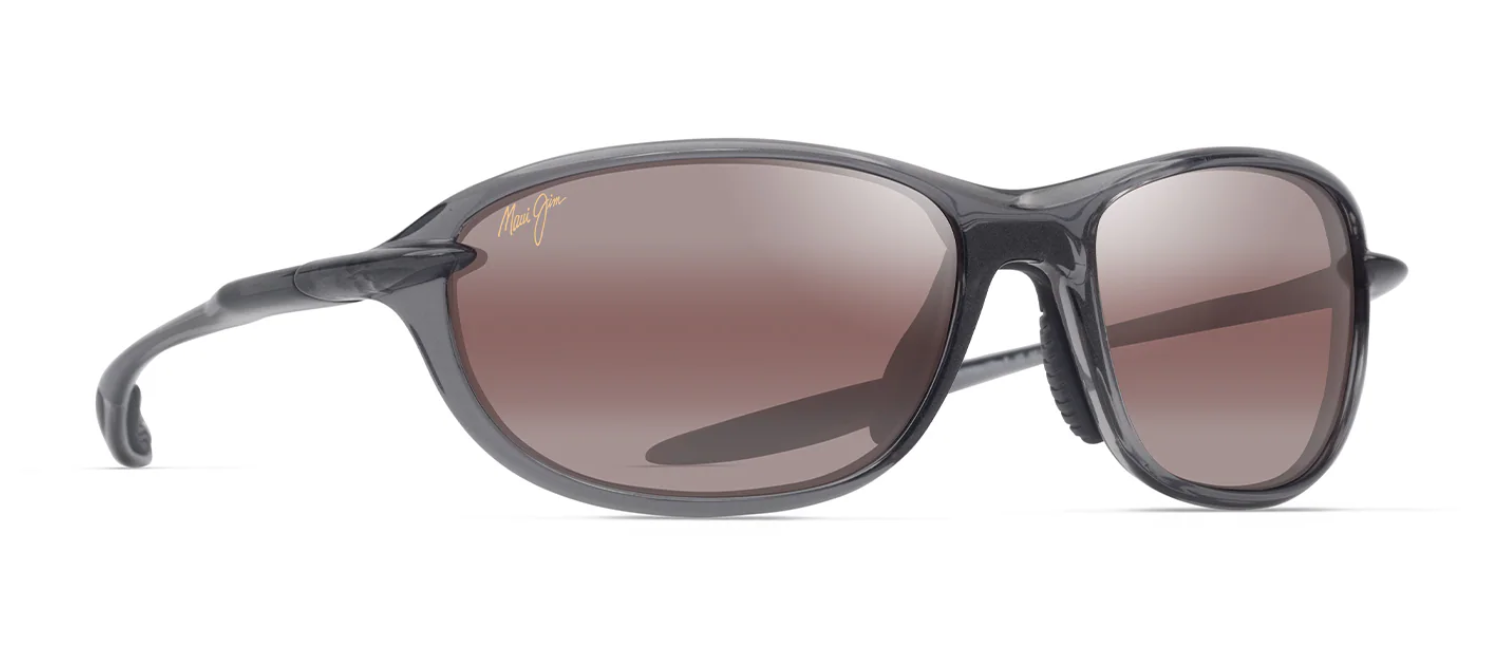 Maui Jim Ho'okipa Ultra R XS Metal Trans Dark Grey/Shiny