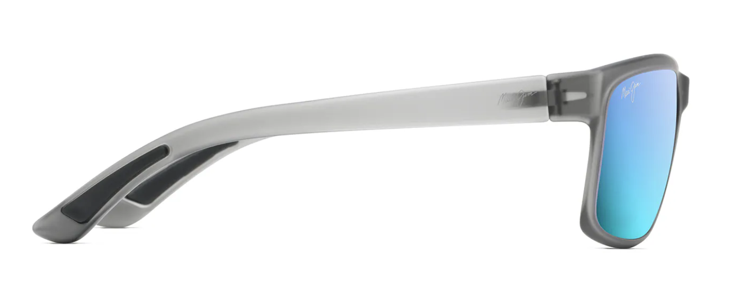 Maui Jim Pokowai Arch Translucent Matte Grey Blue Hawaii