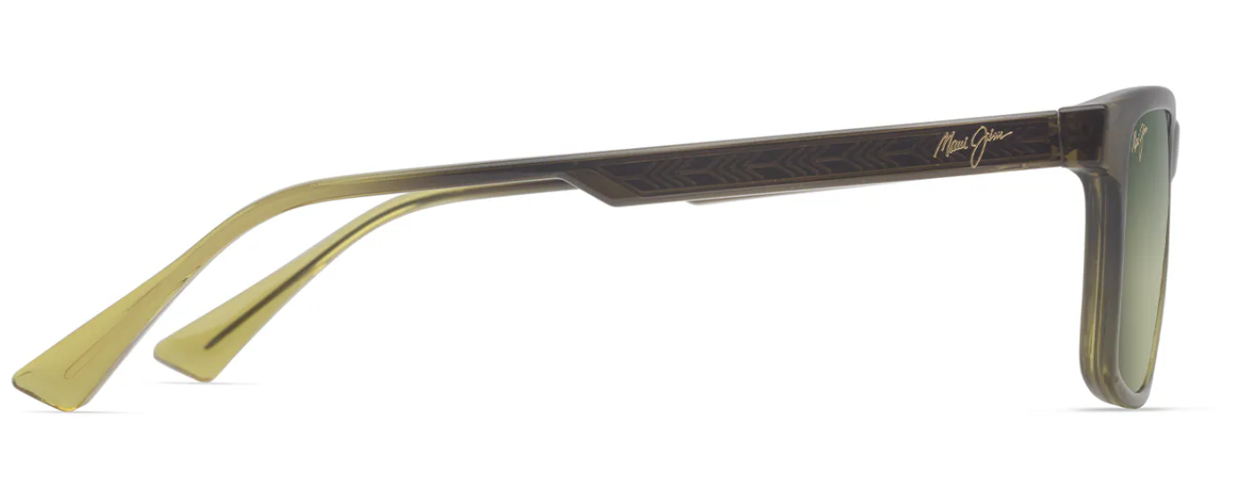 Maui Jim Okina Shiny Trans Mil Green to Yellow