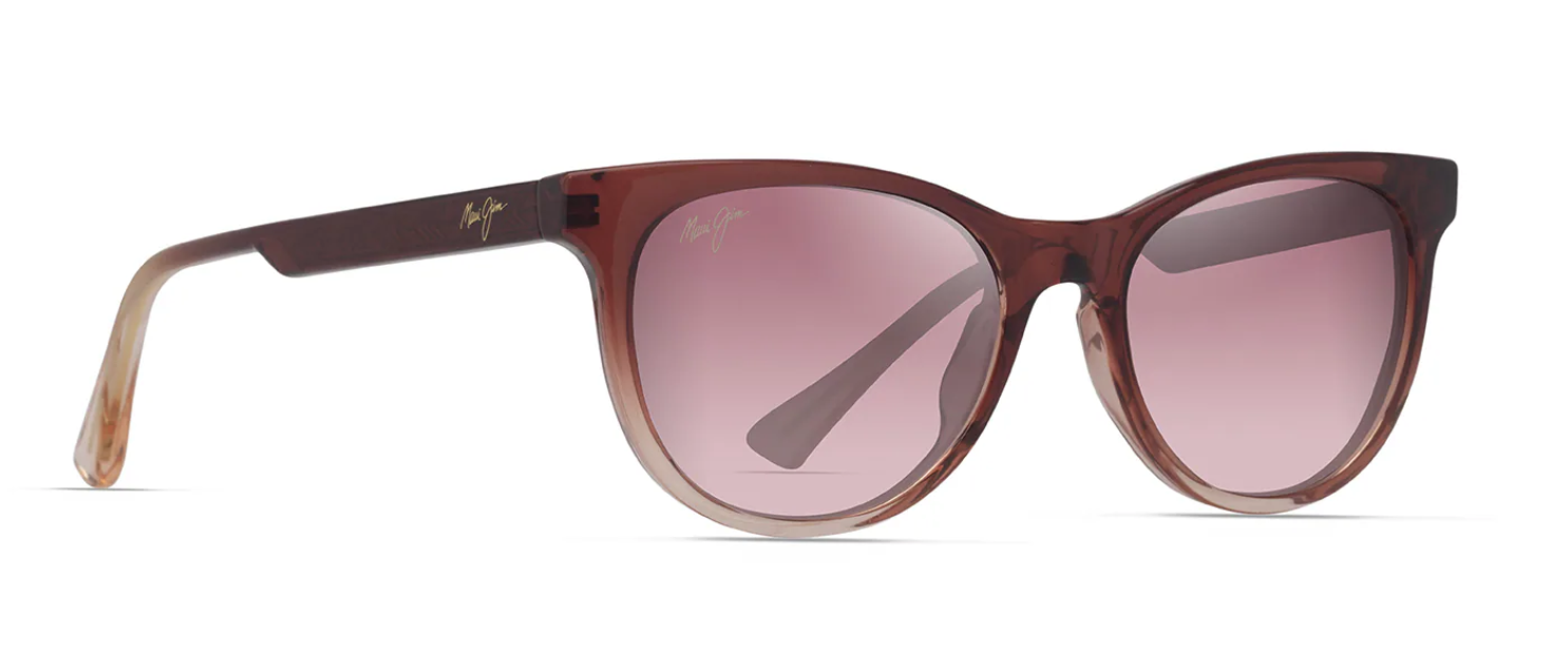 Maui Jim Lonomea Shiny Trans Red to Light Pink