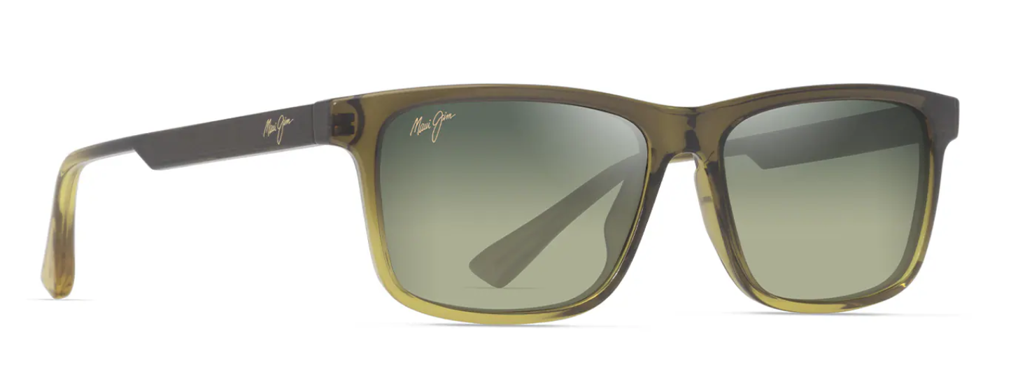 Maui Jim Okina Shiny Trans Mil Green to Yellow